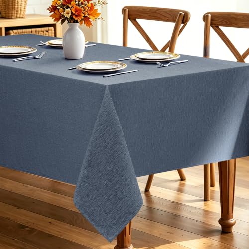 Table Cloth for Rectangle Dining Table (Denim Blue / 70" x 52" (Rectangular))