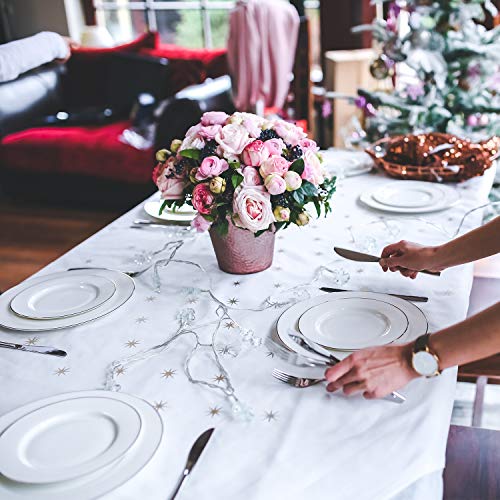 65 Piece Silverware Flatware Cutlery Set (Silver / 65 Piece)