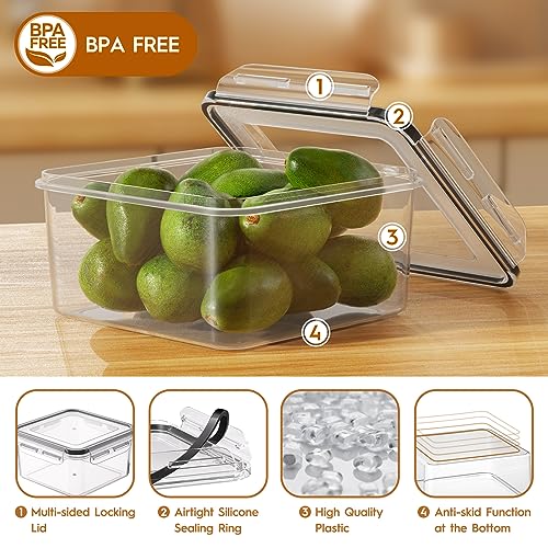 Large 52 Piece Food Storage Containers with Airtight Lids (52 Piece)