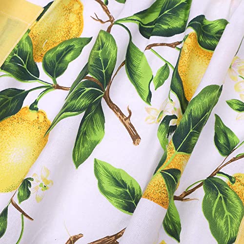 Thick Lemon Cotton Apron (Yellow-elegant)