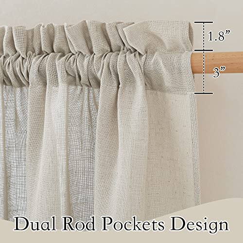 Extra Wide Sheer Curtains for Sliding Patio Door Large Window (Angora / 70"W x 84"L (Pack of 2))
