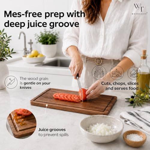 Acacia Wood Cutting Boards for Kitchen