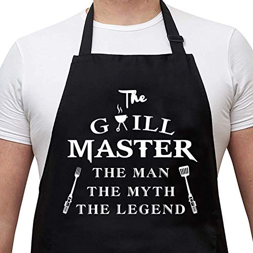 Funny Aprons for Men (The Grill Master)