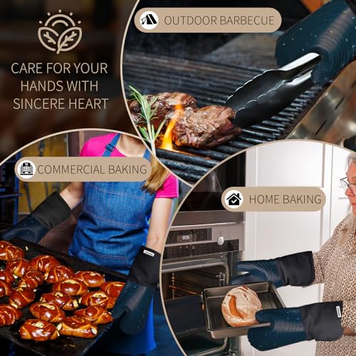 Silicone Oven Mitts (Darkgrey)