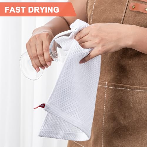 Kitchen Towels 6 (White / 12 x 12 - 6 Pack)