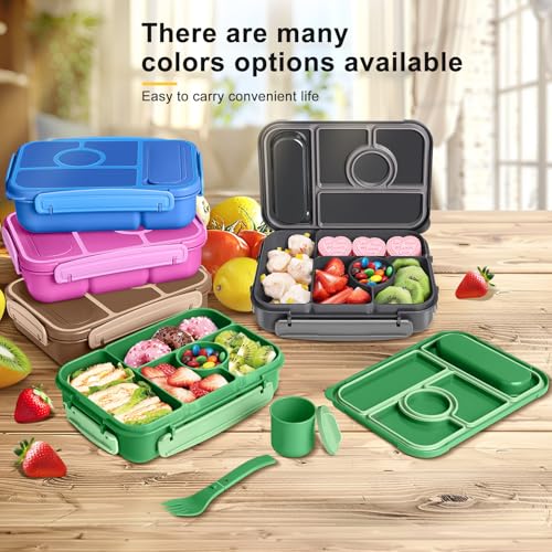 Bento Box Adult Lunch Box Kids (Emerald Green)