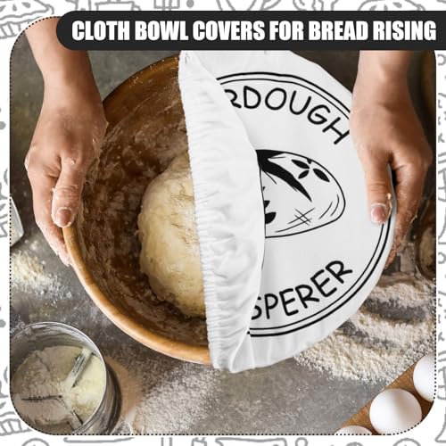 10 Pcs Reusable Bowl Covers in 5 Size (Black White / Minimalist Style)