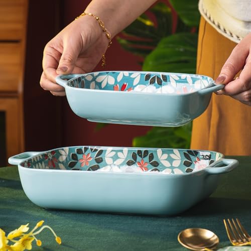 ONCCI Ceramic Baking Dish Set (Misty Blue)