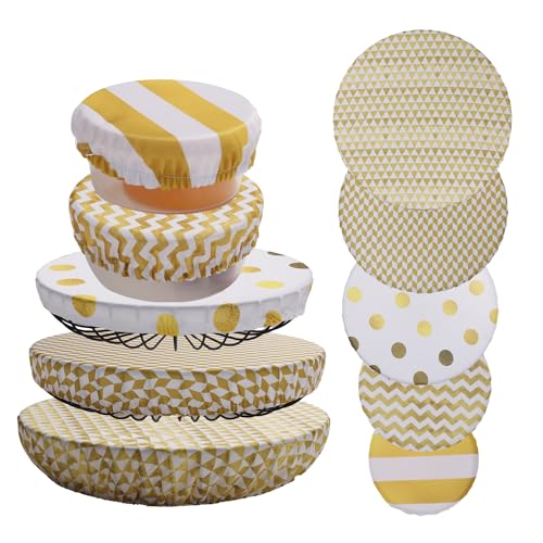 10Pcs Reusable Bowl Covers In 5 Size (Classic Style)