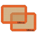 Best German Silicone Baking Mat (Toaster Oven Size Baking Mat (Set of 2) / 7.875 x 10.875 inches (LxW) *2)