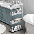 Slim Storage Cart 4 Tier (Gray)