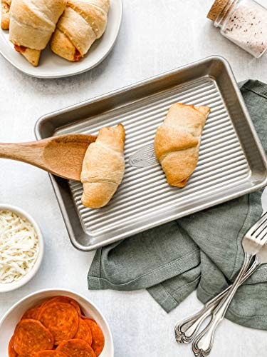 Bakeware Mini Sheet Baking Pan Warp Resistant with Nonstick Quick Release Coating (Set of 2 / Mini Sheet Pan)