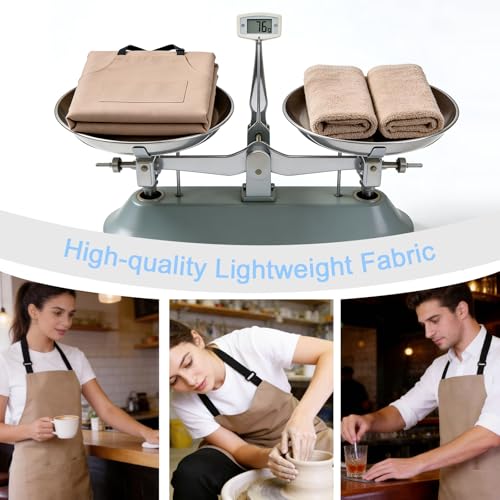2 Pack Kitchen Aprons (Royal Blue & Brown)