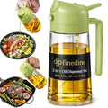16 oz Glass Olive Oil Sprayer for Cooking (Green)