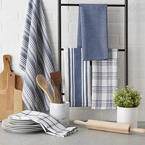 Assorted Woven (Stone Blue / 18x28")