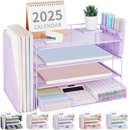 Desk Organizer (Purple / 4T)