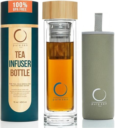 Glass Tea Infuser Bottle