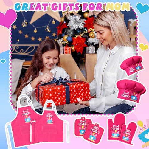 8 Pcs Adults Kids Matching Kitchen Set