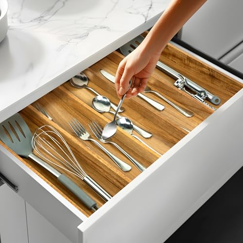 Bamboo Drawer Organizer (Acacia / Large)