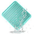 Oversized Silicone Dish Drying Mat for Kitchen (Mint Green / 18" x 16")