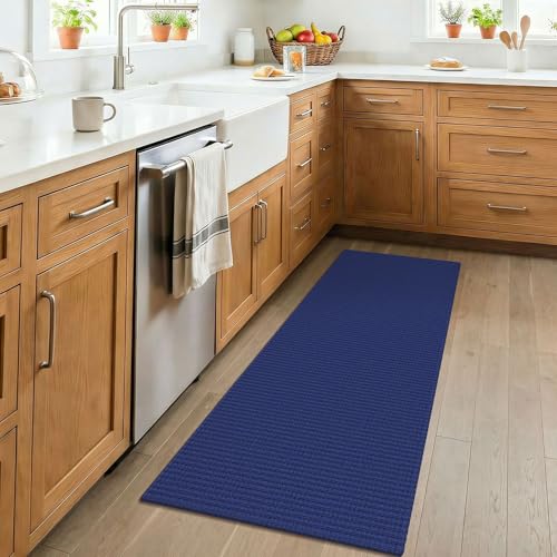 2x4 Entry Runner Rug (Deep Navy Blue / 2' x 4' (Runner))