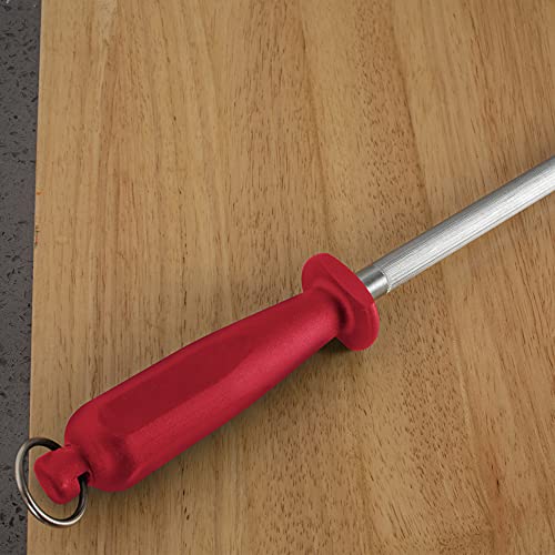 12 Inch Knife Sharpening Rod (Red / 12 inch)