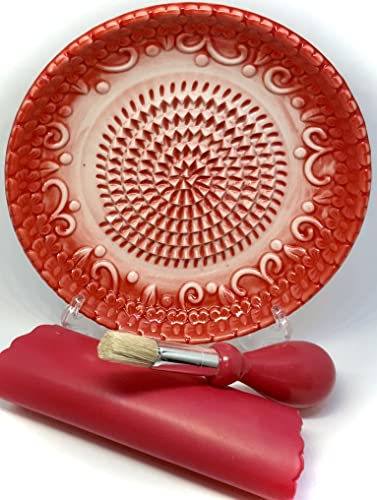 Premium Ceramic Garlic Grater Plate Set