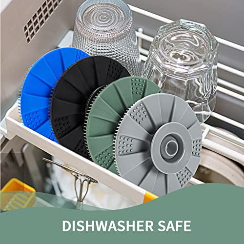 Silicone Dish Scrubber (1pcs Olive Green)
