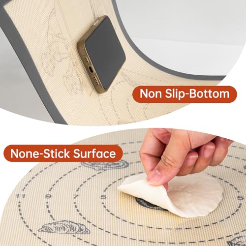 Silicone Mat for Baking (Gray / 28"L x 20"W)