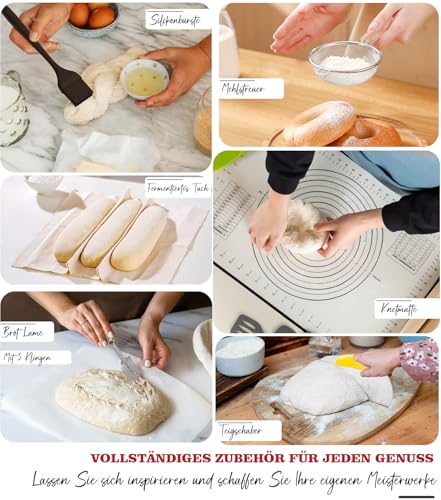 Dutch Oven for Bread Baking & Sourdough Bread Baking Starter Kit