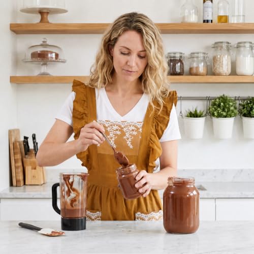 Aoomzoom Vintage Aprons for Woman with Pockets Cute Lace Ruffle Adjustable Apron for Cooking Kitchen Baking Gardening (Orange Yellow)