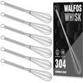 Mini Whisks Small Whisk Bulk 304 Stainless Steel 6 Pieces (5 in)