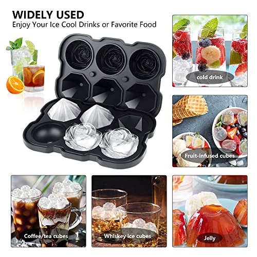 Silicone Ice Cube Tray with Lids
