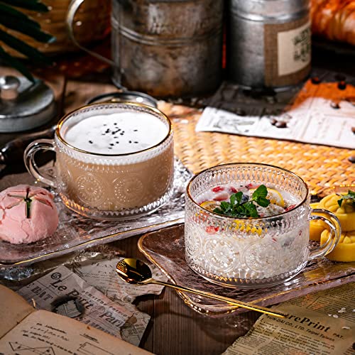 Vintage Coffee Mugs Set (Golden)