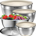 Mixing Bowls with Airtight Lids (Khaki)