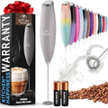 Zulay Powerful Milk Frother for Coffee with Upgraded Titanium Motor (Titan Gray / OG Frother)