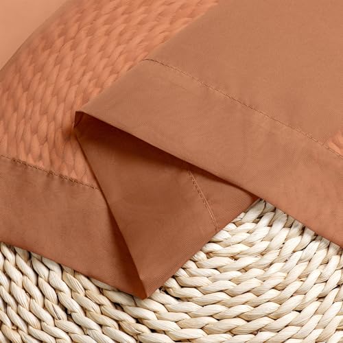 Orange Sheer Curtains 54 Inch Long 2 Panels (Orange / 42"W x 54"L (Pack of 2))