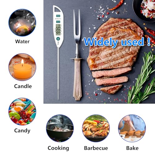 Digital Water Thermometer for Liquid (White)