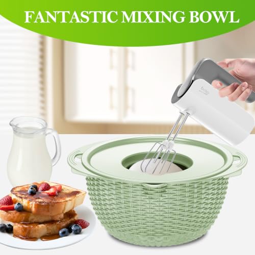 4 in 1 Colander with Bowl Set (Green)