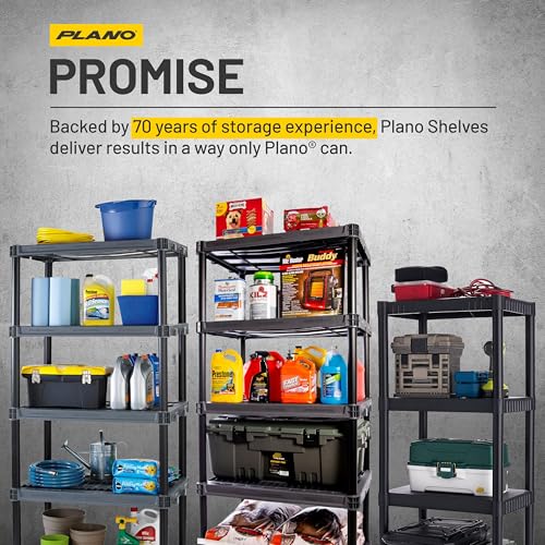 5 Shelf Plastic Storage Shelves (5-Shelf 750lb)