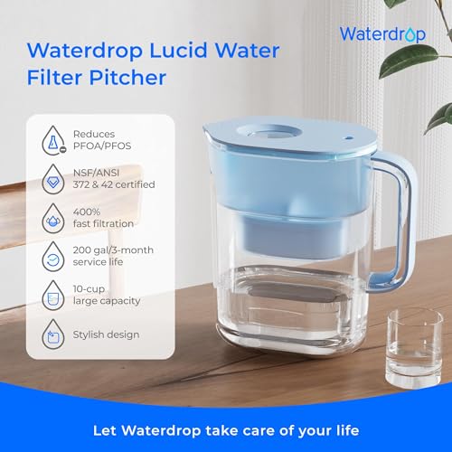 PT 07B Water Filter Pitcher (Azure / Classic-Hands Free Design)