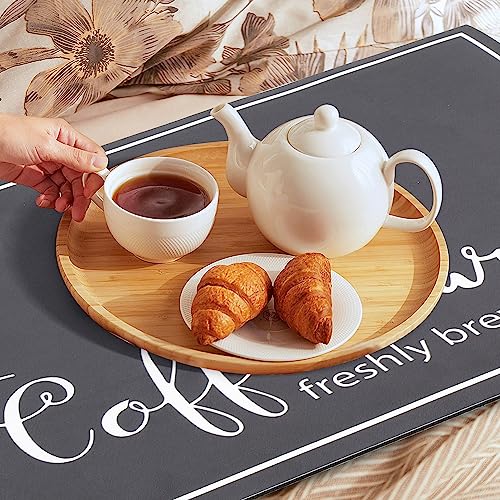Dish Drying Mat (DarkGrey / 16" X 24")