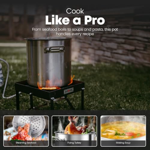 GasOne Stainless Steel Stockpot