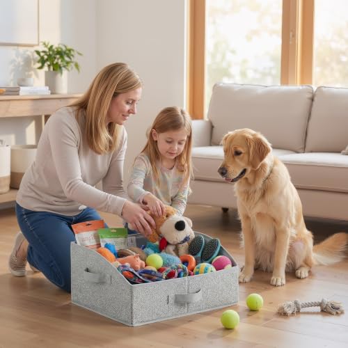 Trapezoid Closet Storage Bins (Ash Gray / 16½"L x 11"W x 7¾"H)