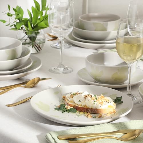 Admiral Hall Plates and Bowls Set (Service for 4 (16pcs) / Green (Admiral Hall))