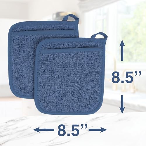Terry Pocket Mitt & Hot Pad (2-Pack / Federal Blue)