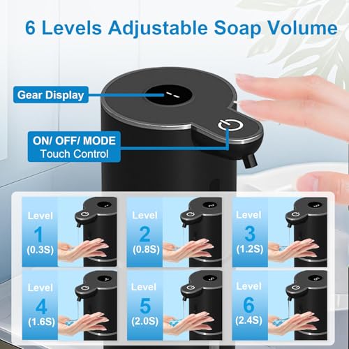 Automatic Liquid Soap Dispenser Touchless (Black / Liquid)