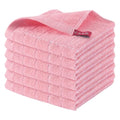100% Cotton Terry Kitchen Dish Cloths (Pink / 12 X 12 - 6 Pack)