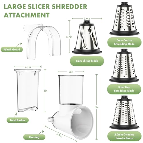 Cheese Grater Attachment for KitchenAid (Big Cheese Grater)