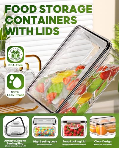 60 PCS Food Storage Containers with Lids (60 PCS)